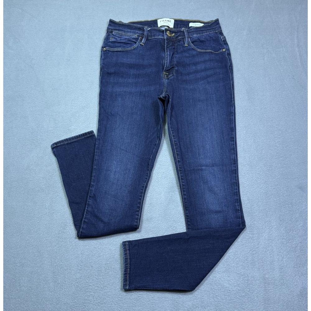 Frame Jeans Womens 27x28 Le High Skinny Wythe Ankle Stretch USA Normcore